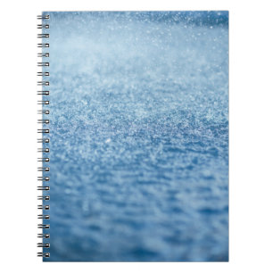 Caderno Espiral Fotografia do tempo de chuva