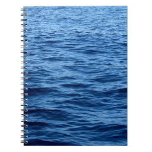 Caderno Espiral Fotografia do tempo do corpo de água
