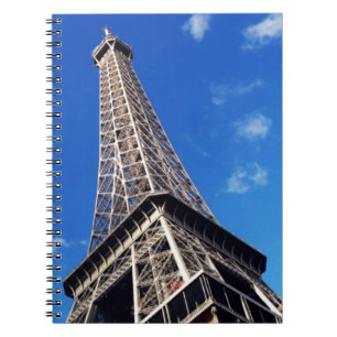 Caderno Espiral Fotografia do Viagem da Torre Eiffel em França