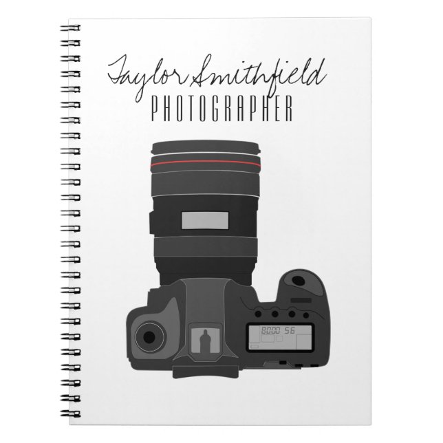Caderno Espiral Fotografia DSLR (Frente)