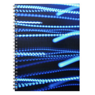 Caderno Espiral Fotografia macro das luzes