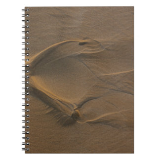 Caderno Espiral Fotografia seletiva da areia