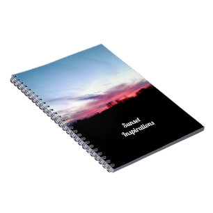 Caderno Espiral Fotografia Sunset Notebook