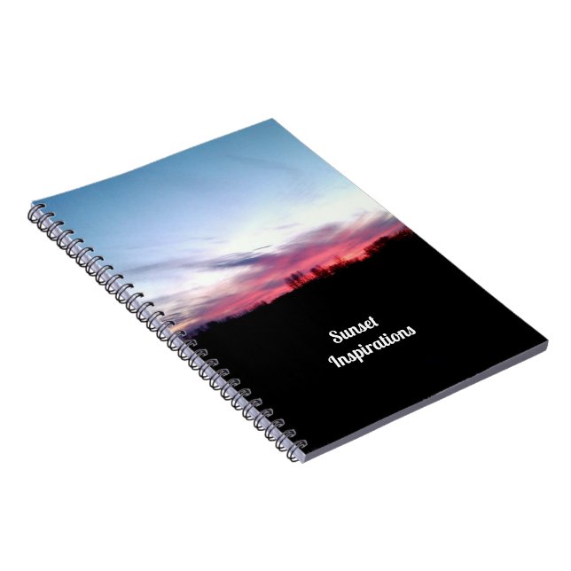 Caderno Espiral Fotografia Sunset | Notebook (Lado Direito)