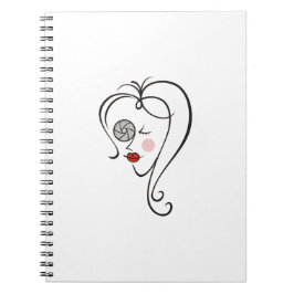 Caderno Espiral Fotógrafo feminino