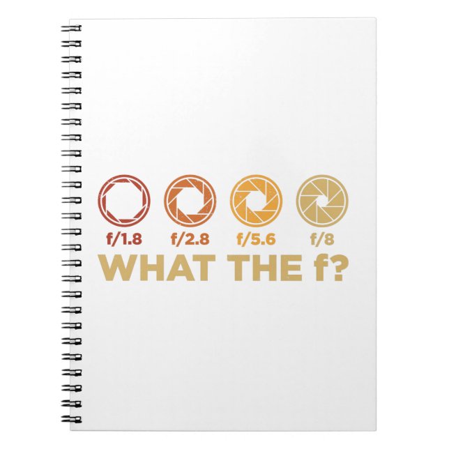 Caderno Espiral Fotógrafo | Oferta de fotografia para a profissão  (Frente)