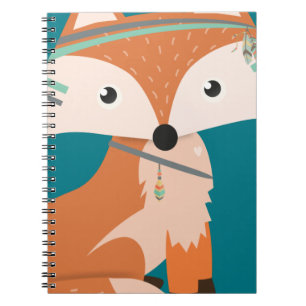 Caderno Espiral Fox de Felix