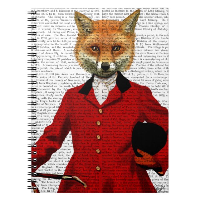 Caderno Espiral Fox Hunter 2 Retrato (Frente)