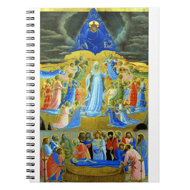 Caderno Espiral Fra Angico A Morte e a Assunção de Mary (Frente)