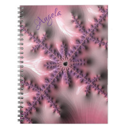 Caderno Espiral Fractal líquido