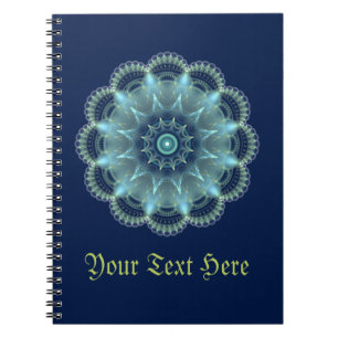 Caderno Espiral Fractal Mandala