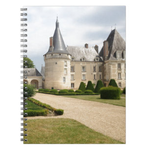 Caderno Espiral França Chateau Castle Landmark Histórica