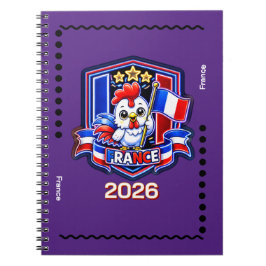 Caderno Espiral França Crianças