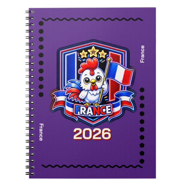 Caderno Espiral França Crianças (Frente)