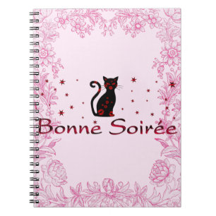 Caderno Espiral Francês:Bona Soiree Notebook