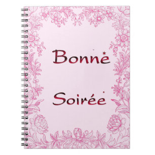 Caderno Espiral Francês:Bona Soiree Notebook