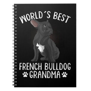 Caderno Espiral Francês Buldogue Frenchie World's Best French Bu