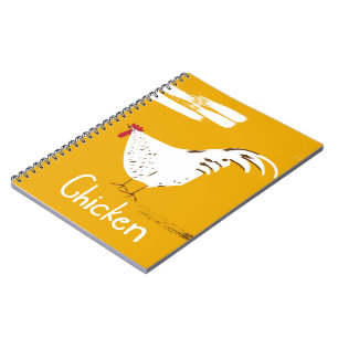 Caderno Espiral Frango Vintage