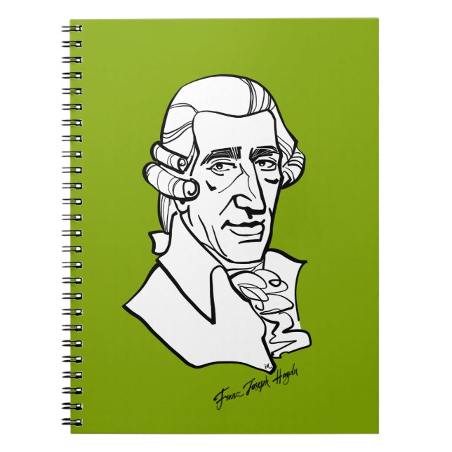 Caderno Espiral Franz Joseph Haydn (Frente)