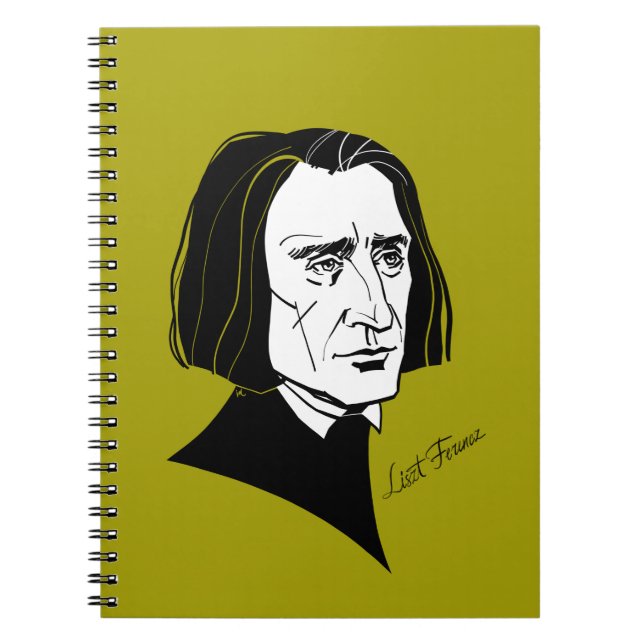 Caderno Espiral Franz Liszt (Frente)
