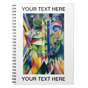 Caderno Espiral Franz Marc Little Mountain Goats Nota Personalizad