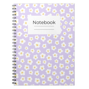Caderno Espiral Frascos florais elegantes