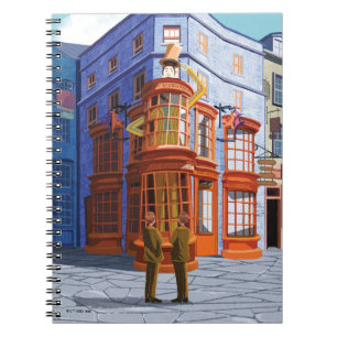 Caderno Espiral Fred e George na Weasley's Wizard Wheezes