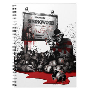 Caderno Espiral Freddy vs Jason Bem-vindo a Springwood