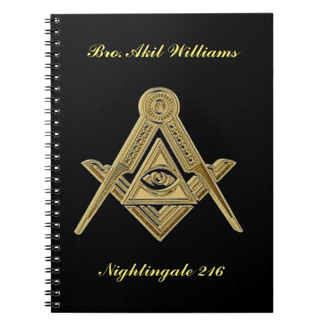 Caderno Espiral Freemason (Frente)