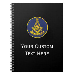 Caderno Espiral Freemason Masonic Gifts Past Master