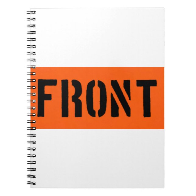 Caderno Espiral Frente (Frente)
