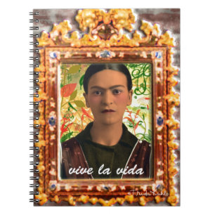 Caderno Espiral Frida Kahlo Reflejando
