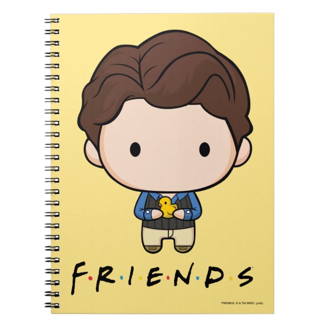 Caderno Espiral FRIENDS™ | Chandler Chibi (Frente)