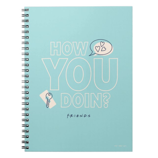 Caderno Espiral FRIENDS™ | Como Você Está? (Frente)