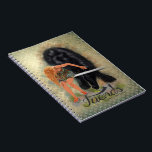 Caderno Espiral FRIENDS - Notebook<br><div class="desc">Digital painting of me and Friesian Stallion DIAMOND... sharing the love... !</div>