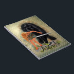 Caderno Espiral FRIENDS - Notebook<br><div class="desc">Digital painting of me and Friesian Stallion DIAMOND... sharing the love... !</div>