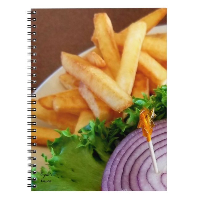Caderno Espiral Fries franceses (Frente)
