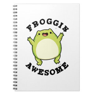Caderno Espiral Froggin Incrível Sapo Engraçado