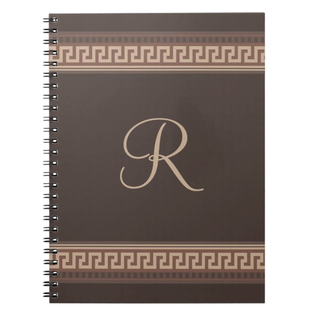 Caderno Espiral Fronteira chave grega (Frente)