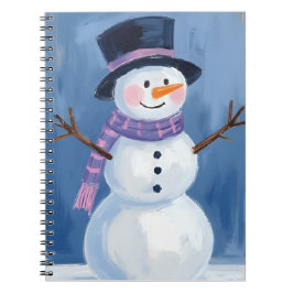 Caderno Espiral Frosty the Snowman Christmas Winter