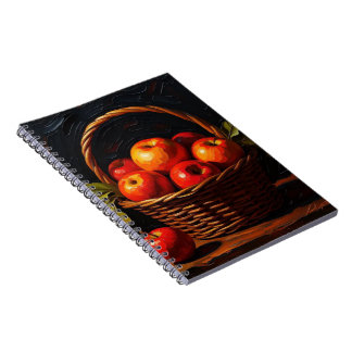 Caderno Espiral Fruit Basket Still Life Photo Notebook