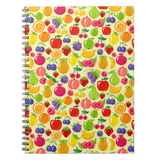 Caderno Espiral Fruta