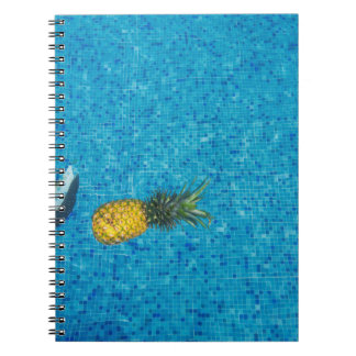 Caderno Espiral Fruta de abacaxi amarelo