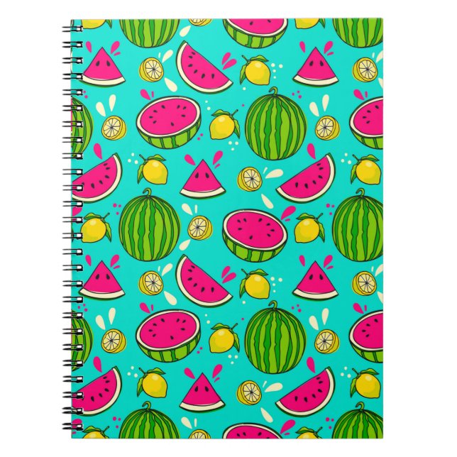 Caderno Espiral Fruta de Verão (Frente)