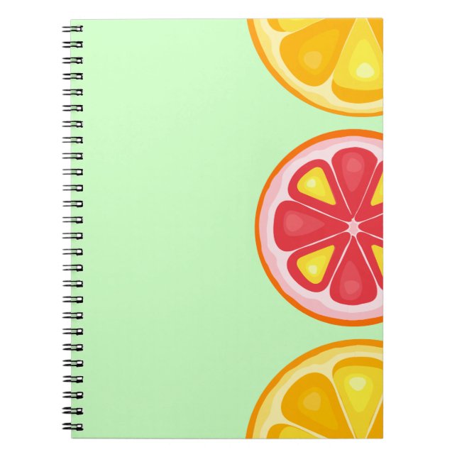 Caderno Espiral FRUTA DE VERÃO DO CICLO TROPÓPICO LÍNGULOS de lara (Frente)