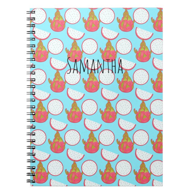 Caderno Espiral Fruta do dragão (Frente)