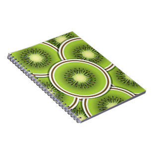 Caderno Espiral Fruta Funky kiwi