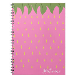 Caderno Espiral Fruta Strawberry