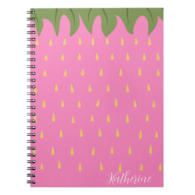 Caderno Espiral Fruta Strawberry (Frente)
