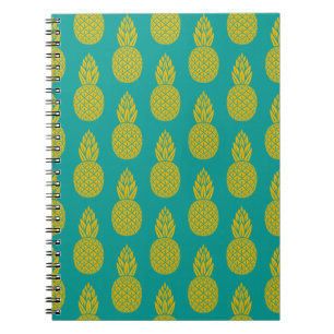 Caderno Espiral Fruta tropical do abacaxi